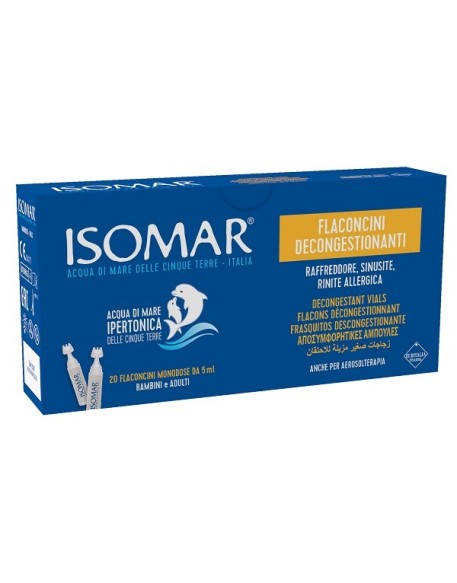 ISOMAR SOLUZIONE DECONGESTIONANTE NASALE 20 FLACONCINI 5 ML