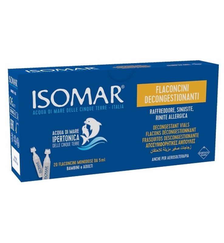 ISOMAR SOLUZIONE DECONGESTIONANTE NASALE 20 FLACONCINI 5 ML