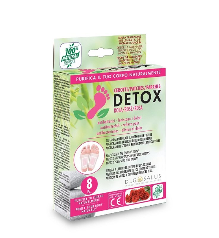 CEROTTI DETOX PIEDI ROSA 8PZ