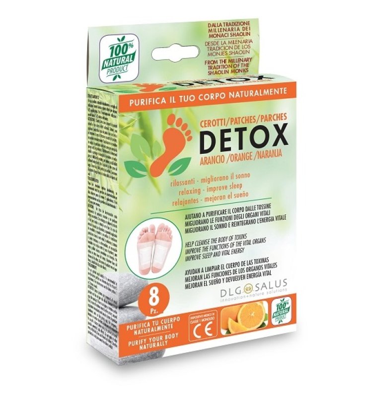 CEROTTI DETOX PIEDI ARANCIO8PZ