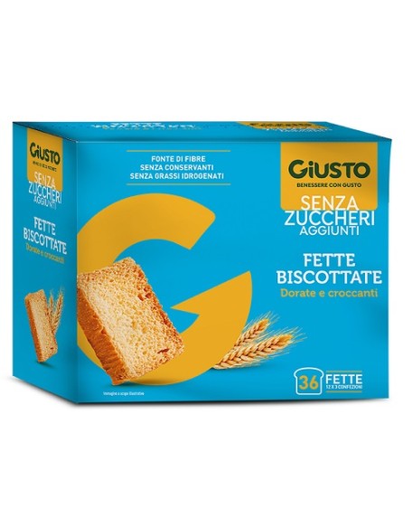 GIUSTO S/ZUCCH FETTE BISC 300G