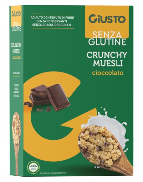 GIUSTO S/G MUESLI AVENA/CIOC