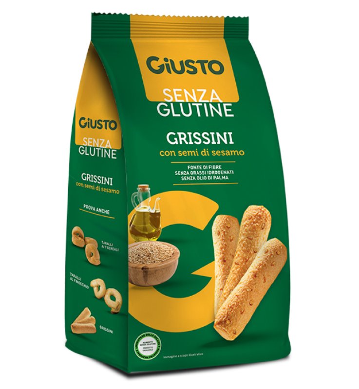 GIUSTO S/G Grissini Sesamo150g