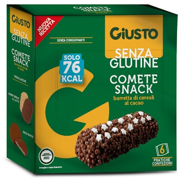 GIUSTO S/G COMETE SNACK 120G GIUSTO S/G COMETE SNACK 120G