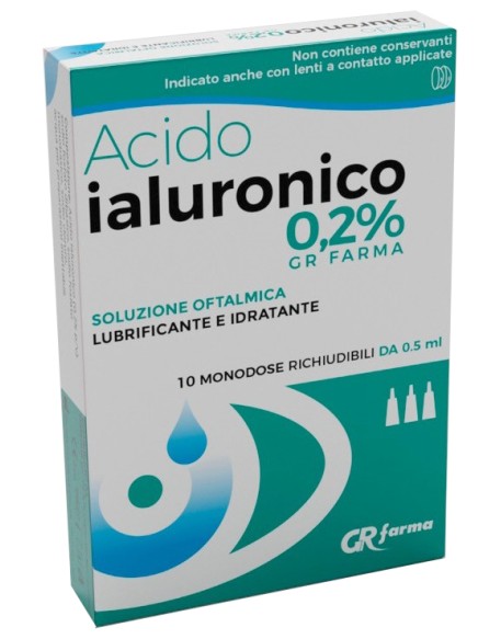 GR FARMA Acido Ial.0,2%Sol.Oft