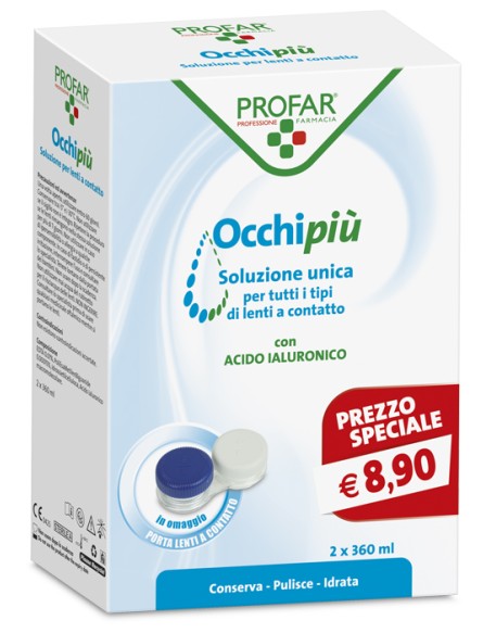 PROFAR OCCHI PIU' SOLUZIONE UNICA 2 FLACONI DA 360 ML CE