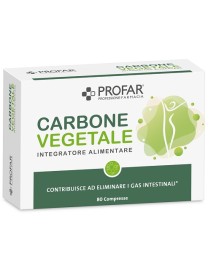 PROFAR CARBONE VEGETALE 80 COMPRESSE