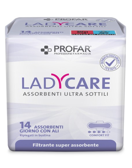 LADYCARE ASSORBENTI GIORNO ALI 14 PEZZI PROFAR