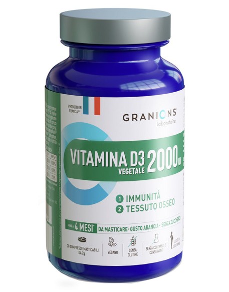 GRANIONS Vit.D3 Veg.30Cpr