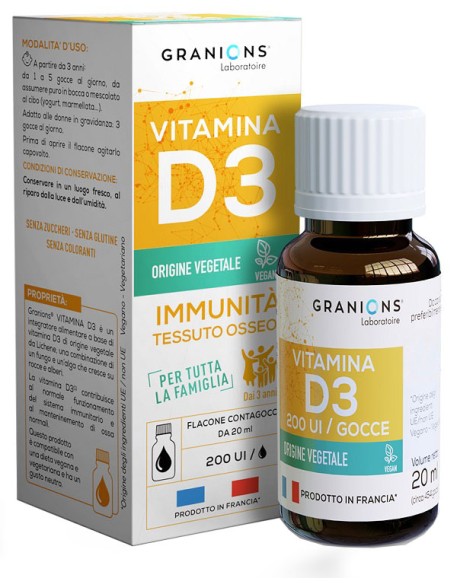 GRANIONS Vit.D3 Gtt 20ml