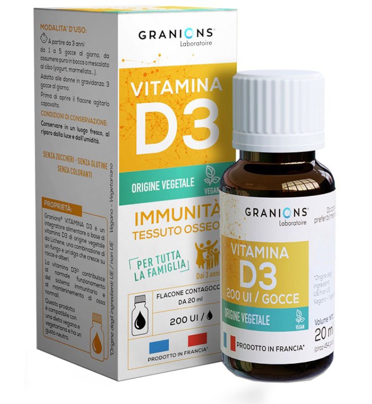 GRANIONS Vit.D3 Gtt 20ml