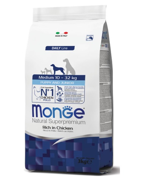 V MONGE MEDIUM PUPPY POLLO 12KG