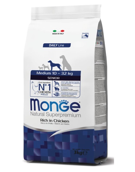 V MONGE DOG M SENIOR POLLO 12KG V MONGE DOG M SENIOR POLLO 12KG