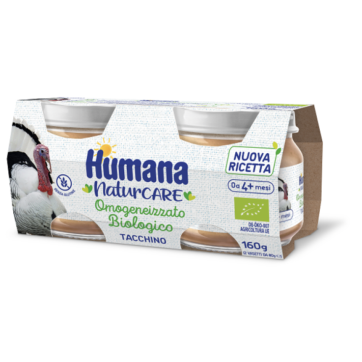 HUMANA OMOG TACCHINO BIO 2X80G HUMANA OMOG TACCHINO BIO 2X80G