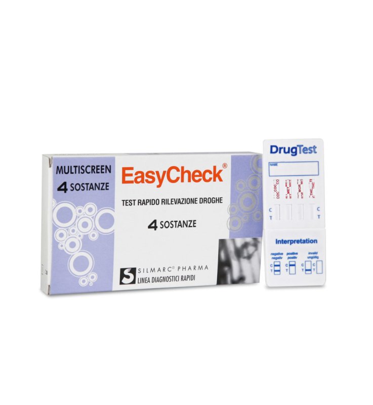 EASYCHECK TEST 4 DROGHE(COC/MET/