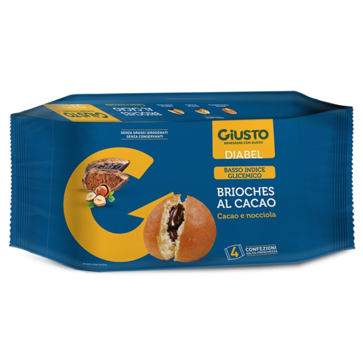 GIUSTO S/Z Brioches Cacao4x45g GIUSTO S/Z Brioches Cacao4x45g