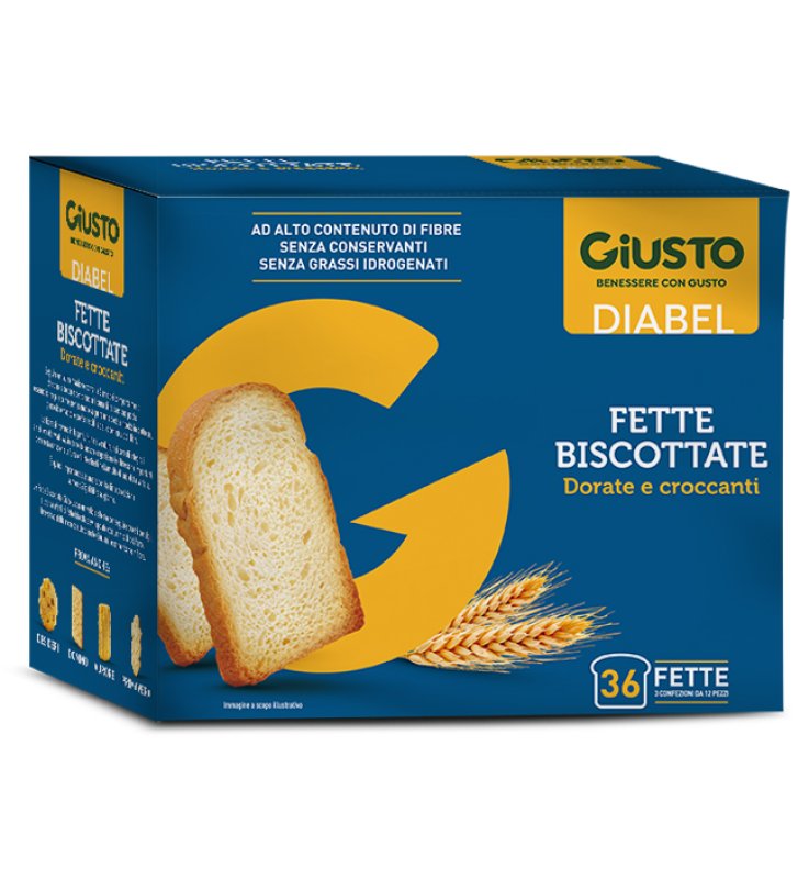 GIUSTO DIABEL FETTE BISC 300G