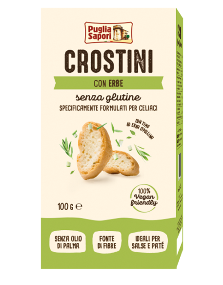 PUGLIA SAP.Crostini Erbe 100g