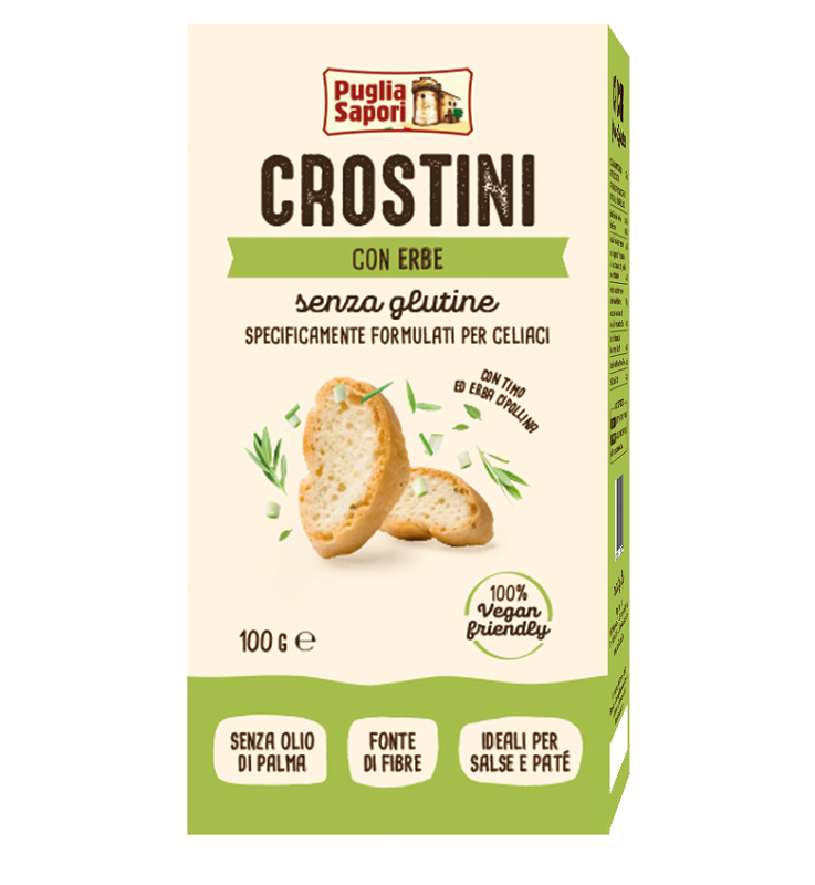 PUGLIA SAP.Crostini Erbe 100g