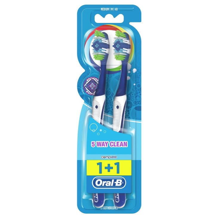 ORALB COMPLETE 5 IN 1 40 MED BIPACCO ORALB COMPLETE 5 IN 1 40 MED BIPACCO