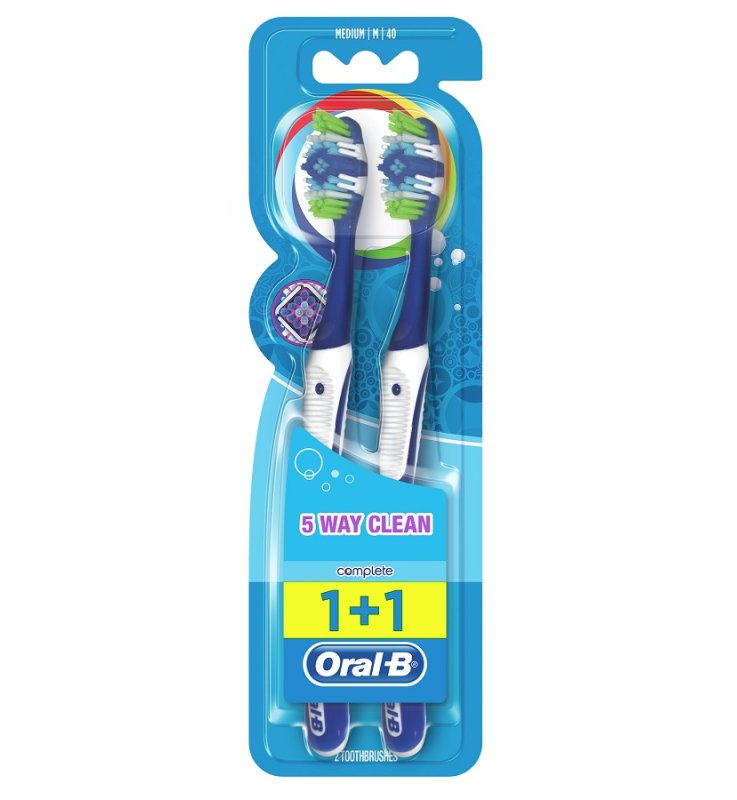 ORALB COMPLETE 5 IN 1 40 MED BIPACCO