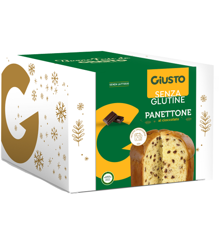 GIUSTO S/G PANETTONE CIOC 500G