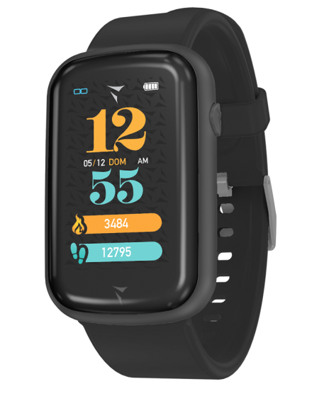 STEPS Smartwatch Total Black