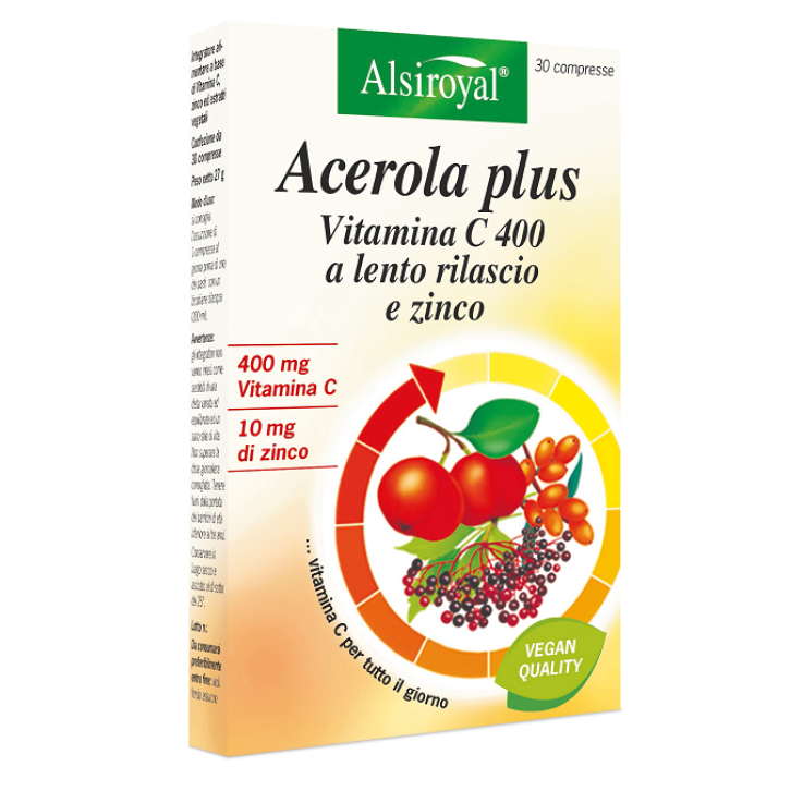 ACEROLA 400 PLUS 30CPR(+ ZINCO-G ACEROLA 400 PLUS 30CPR(+ ZINCO-G
