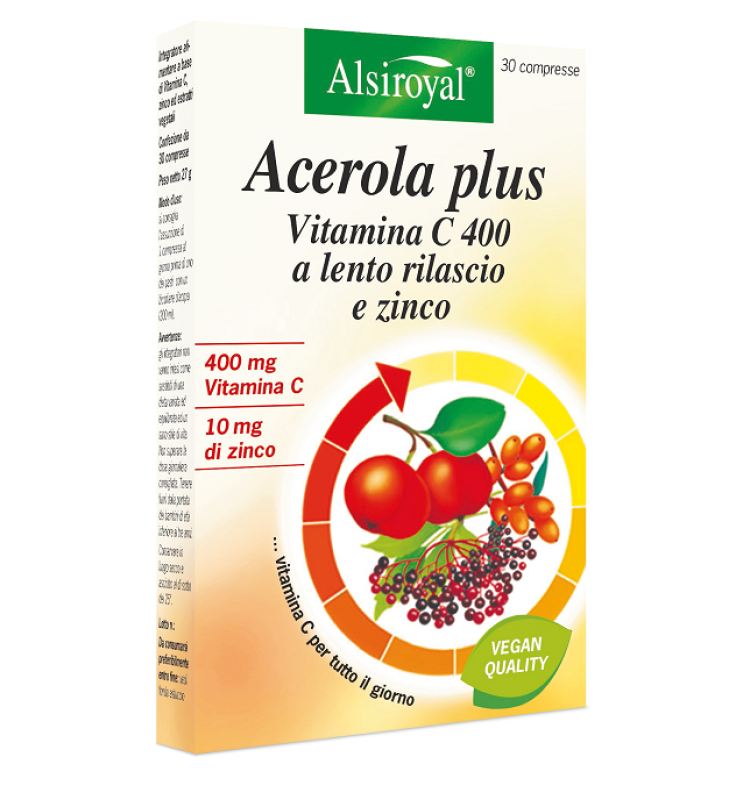 ACEROLA 400 PLUS 30CPR(+ ZINCO-G