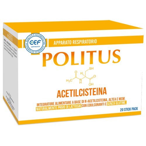 CEF POLITUS ACETILCISTEINA 20 BUSTINE