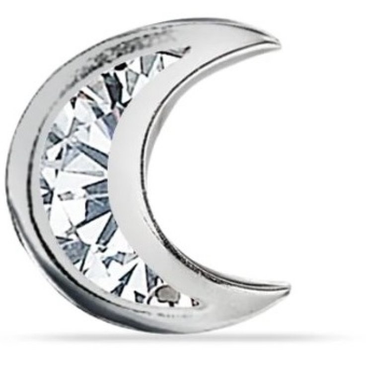 ORECCHINO LUNA CON BRILLANTI ORECCHINO LUNA CON BRILLANTI