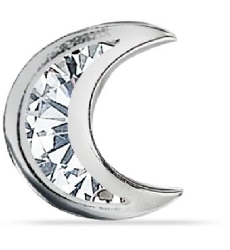 ORECCHINO LUNA CON BRILLANTI
