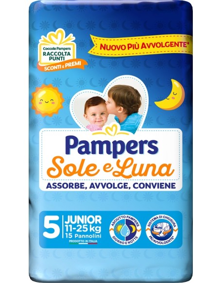 PAMPERS SOLE&LUNA JUNIOR 15PZ