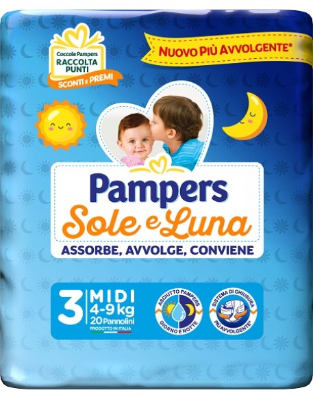 PAMPERS SL MIDI 20PZ