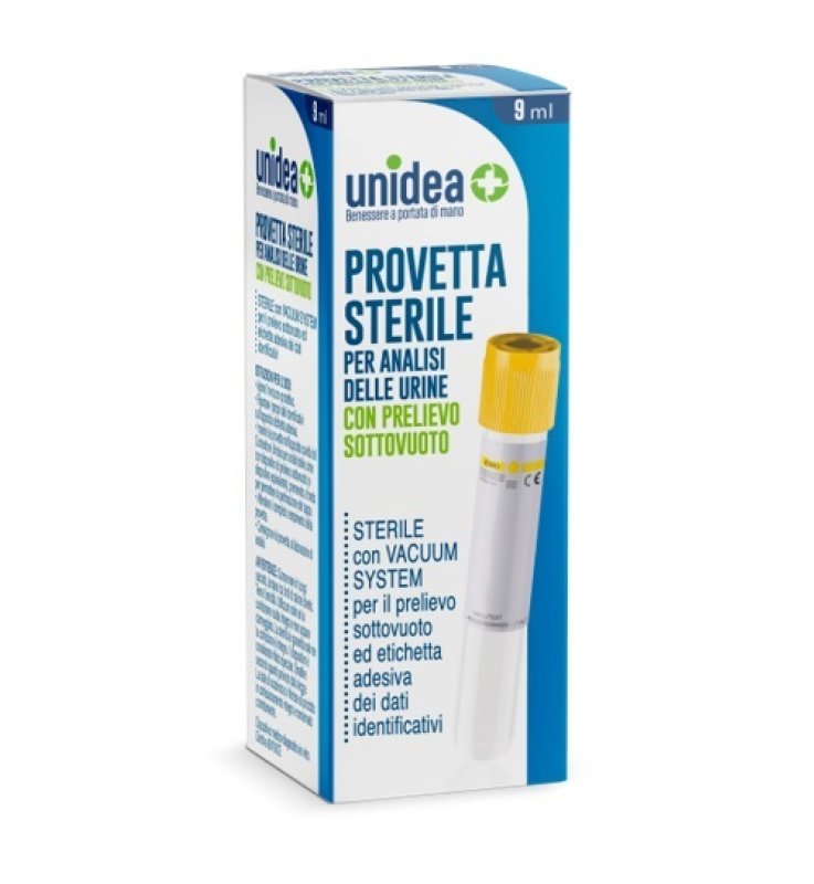 UNIDEA PROVETTA URINE SOTTOVUOTO