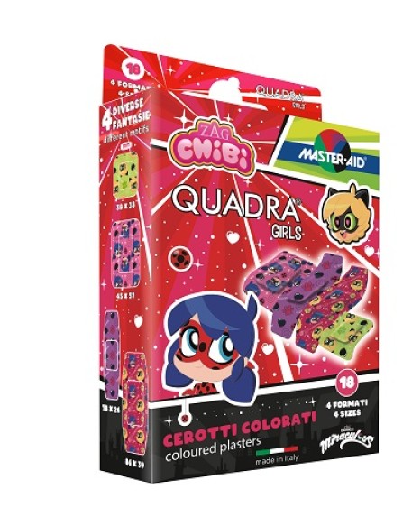 M-AID QUADRA GIRL LADY BUG 18P