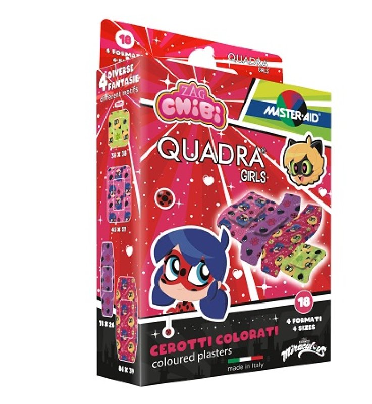 M-AID QUADRA GIRL LADY BUG 18P