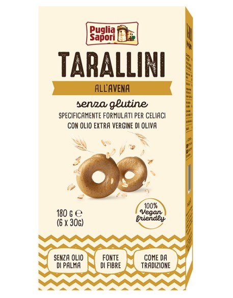 PUGLIA SAP.Tarallini Avena180g