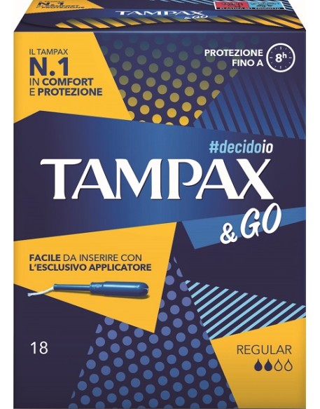 TAMPAX &GO REGULAR 18PZ