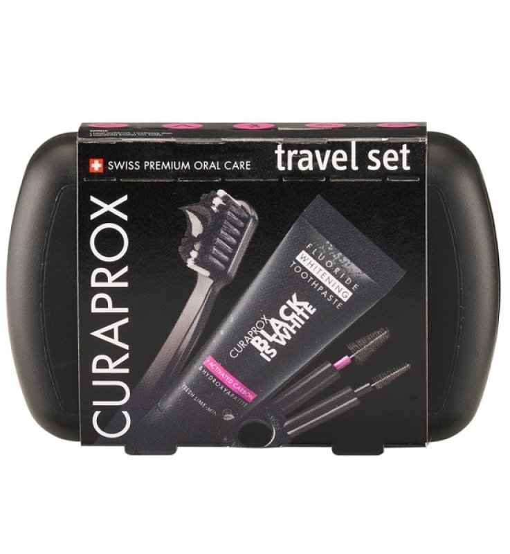 CURAPROX BLACK IS WHITE TRAVEL