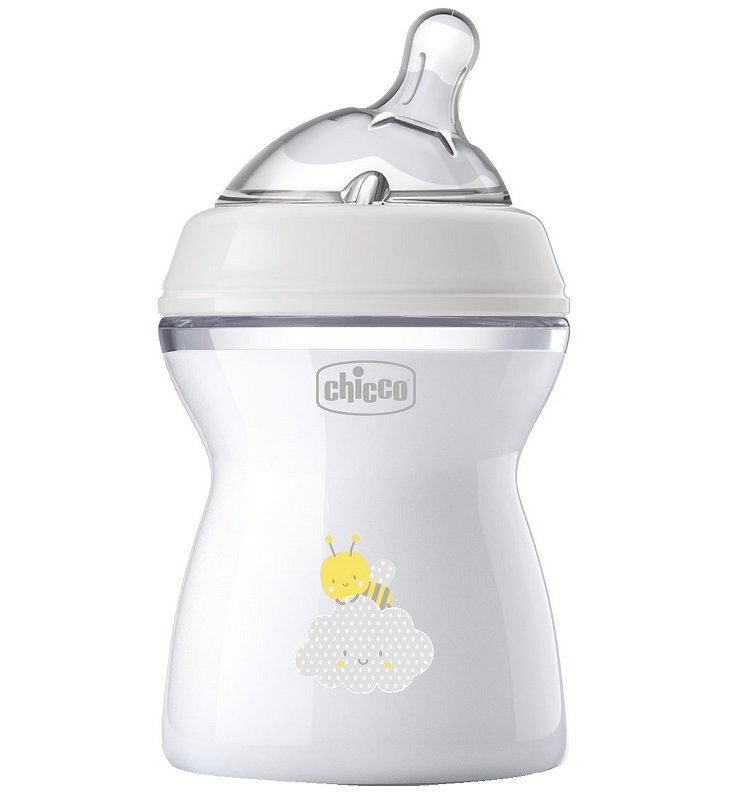 CHICCO BIBERON NAT FEEL PP 2M+ 250 ML UNISEX