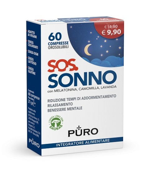 PURO SOS Sonno 60Cpr Orosol.