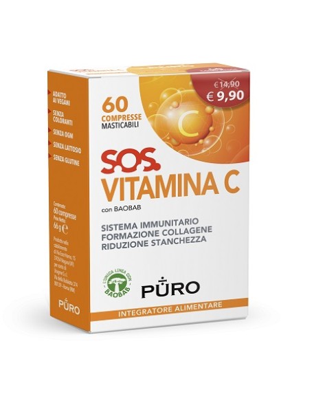 PURO SOS Vit.C 60Cpr mast.