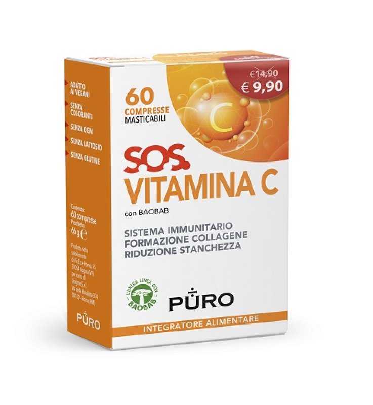PURO SOS Vit.C 60Cpr mast.