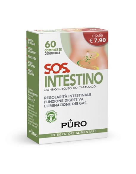 PURO SOS Intestino 60Cpr Degl. PURO SOS Intestino 60Cpr Degl.