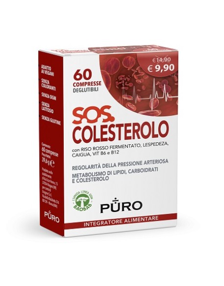 PURO SOS Colesterolo 60Cpr PURO SOS Colesterolo 60Cpr