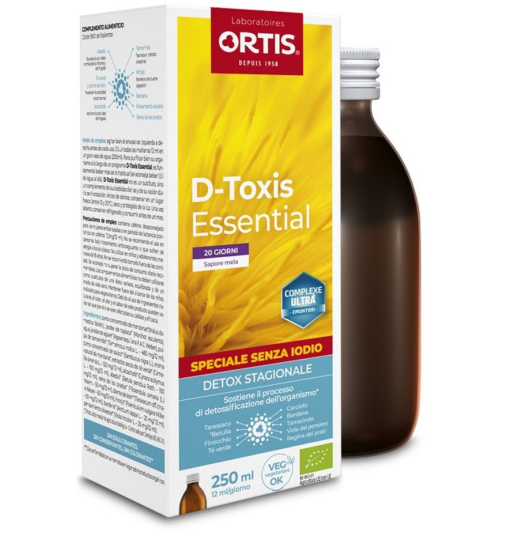 D-TOXIS ESSENTIAL MELA S/IODIO