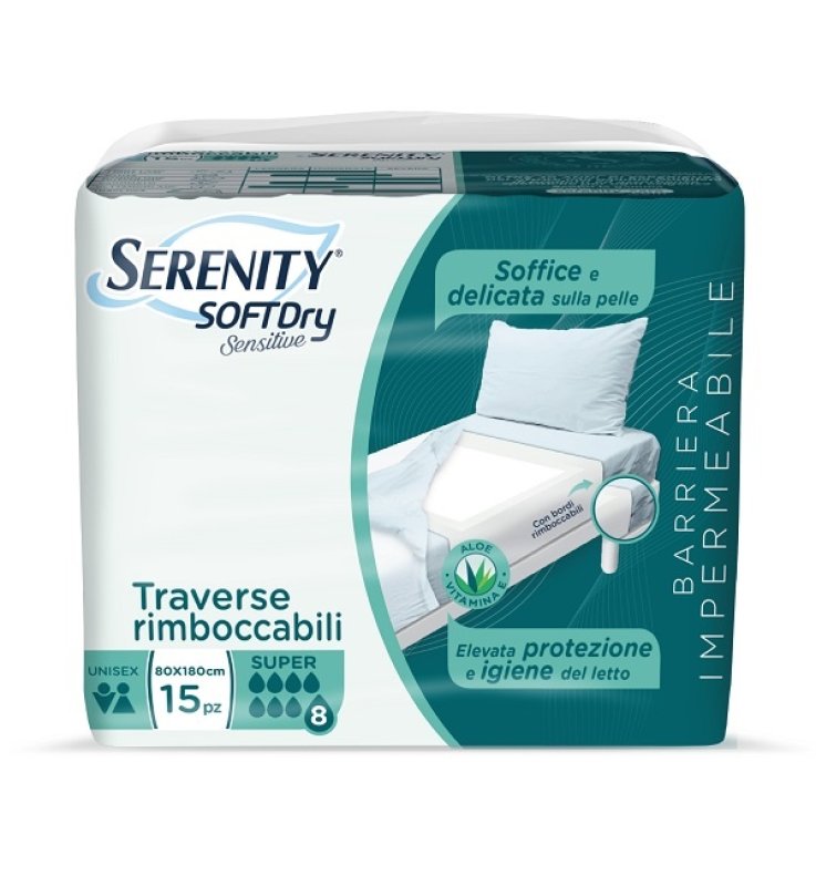 SERENITY TRAVERSA SD SENSIIVE SUPER 80X180 CM 15 PEZZI
