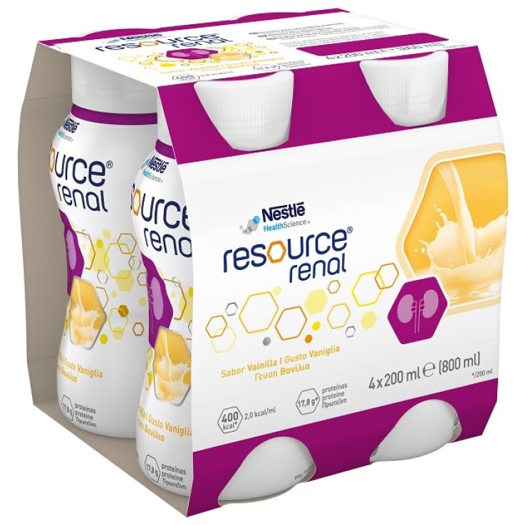 RESOURCE Renal Vanilla 4x200ml RESOURCE Renal Vanilla 4x200ml