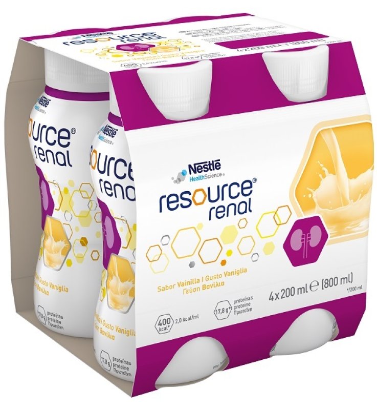 RESOURCE Renal Vanilla 4x200ml RESOURCE Renal Vanilla 4x200ml